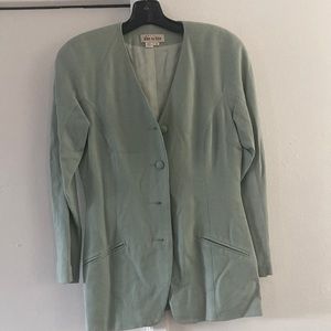 Nine to Five mint blazer